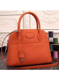 Hermes Bolide 37CM Calfskin Leather Tote Bag B1004 Orange Tl1078io33