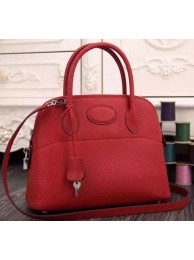 Hermes Bolide 37CM Calfskin Leather Tote Bag B1004 Red Tl1074Xp72