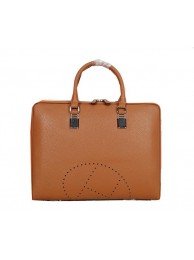 Hermes Briefcase Grainy Calf Leather H8253 Wheat Tl1630UM91