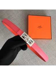 Hermes Collier de Chien belt buckle & Reversible leather strap 24 mm H0521 pink Tl3472Ym74