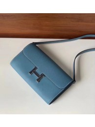 Hermes Constance to go mini Bag H4088 blue Tl513sY95