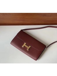 Hermes Constance to go mini Bag H4088 Burgundy Tl518Pf97