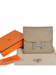 Hermes Constance Wallets Togo Leather A608 Dark Grey Tl2312yj81