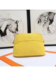 Hermes Cosmetic Bag H3699 Lemon Yellow Tl651ED90