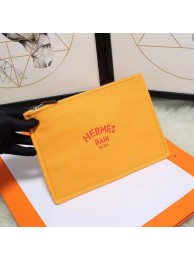 Hermes Cosmetic Bag H3700 Mango Yellow Tl628Rk60