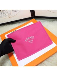 Hermes Cosmetic Bag H3700 Rose Tl627Lo54