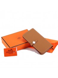 Hermes Dogon Combined Wallets A508 Coffee Tl2332bW68