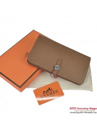 Hermes Dogon Wallet Travel Case H001 Brown Tl2282yk28