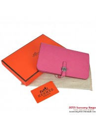 Hermes Dogon Wallet Travel Case H001 Peach Tl2281kC27