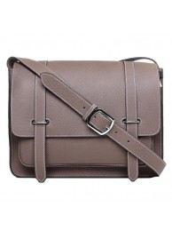 Hermes Etriviere Messenger Bag Togo Leather H1069 Grey Tl1757nE34