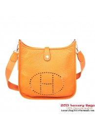 Hermes Evelyn Bag Original Calf Leather H1608 Orange Tl1863Pu45