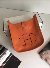 Hermes Evelyne 30cm Messenger Bag E3301 Orange Tl915KX51