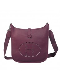 Hermes Evelyne Messenger Bag H1608 Purple Tl1734CD62