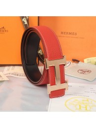 Hermes Imported Belt HR1002A Red Tl3774yC28