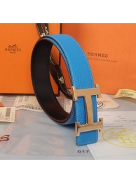 Hermes Imported Belt HR1002C Blue Tl3772yj81