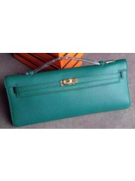 Hermes Kelly 31cm Clutch Epsom Leather KL31 Deep Green Tl1081rd58