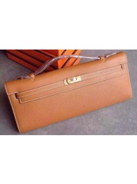 Hermes Kelly 31cm Clutch Epsom Leather KL31 Wheat Tl1080yx89