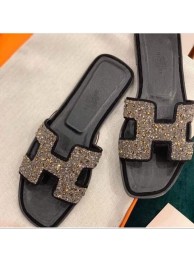 Hermes lady leather fashion Slipper HO839HMJ Tl3341JD63