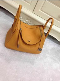 Hermes Lindy 30CM Original Leather Shoulder Bag HLD30 Wheat Tl1250Jz48