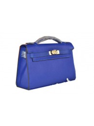 Hermes MINI Kelly 22cm Tote Bag Calfskin Leather Royal Tl1540Zr53