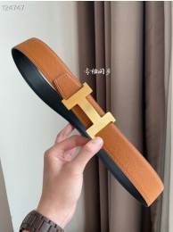 Hermes original belt buckle & Reversible leather strap 38 mm H06770 Tl3456DV39