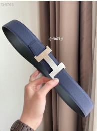 Hermes original belt buckle & Reversible leather strap 38 mm H06771 Tl3455UM91
