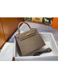 Hermes Original Epsom Leather KEL2578 grey Tl350yx89
