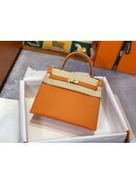 Hermes Original Epsom Leather KEL2578 orange Tl351rd58