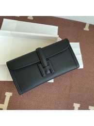 Hermes Original Espom Leather Clutch 37088 black Tl227rh54