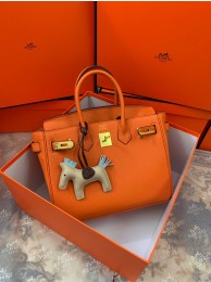 Hermes original Togo Leather HB35O Orange Tl420vj67
