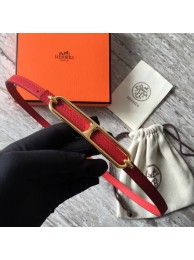 Hermes Roulis buckle & Reversible leather strap 13 mm H065538 red Tl3493hi67