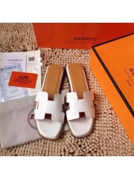Hermes Slipper Calfskin Leather HO0476 OffWhite Tl3403Mc61