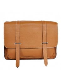 Hermes Steve 32CM Mens Bag Clemence Camel Tl1970Mn81