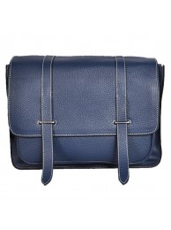 Hermes Steve 32CM Mens Bag Clemence Dark Blue Tl1971TP23