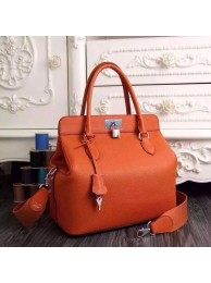 Hermes Toolbox Togo Bag Original Leather 3259 Orange Tl813Ty85
