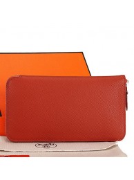 Hermes Zipper Wallet Original Saffiano Leather A309 Red Tl2244EB28