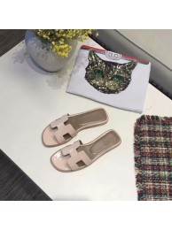 High Quality Hermes lady leather fashion Slipper HO808HMJ apricot Tl3372BH97