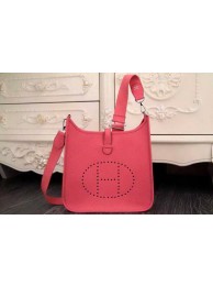 Hot Replica Hermes Evelyne 28cm Messenger Bag Original Leather H1188 Dark Pink Tl1309wR89
