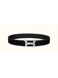 Imitation AAA Hermes Original Leather Belt HM8328 Black Tl3458kf15