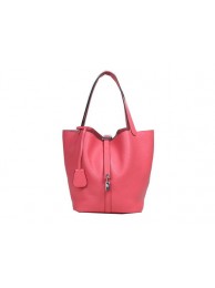 Imitation Cheap Hermes Picotin Lock MM Bag in Original Leather Rosy Tl1638fV17