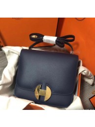 Imitation Fashion Hermes Original Leather Bag H8649 Black Tl464kd19