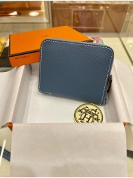 Imitation Hermes Constance Wallets espom leather H2298 blue Tl2020QN34