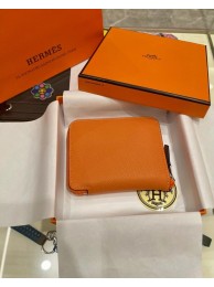 Imitation Hermes Constance Wallets espom leather H2298 orange Tl2024SU87