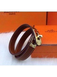 Imitation Hermes Genuine Leather Bracelet HM0013C Tl2620SU34