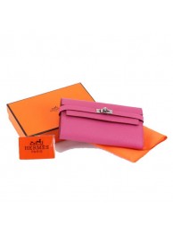 Imitation Hermes Kelly Bi-Fold Wallet A708 Roseo Tl2326sJ18