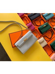 Imitation Hermes Original kelly espom leather to go woc Bag H4087 light blue Tl523Ug88