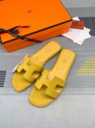 Imitation High Quality Hermes Shoes H2356 Yellow Shoes Tl2883Bo39