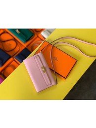 Knockoff AAAAA Hermes Original kelly espom leather to go woc Bag H4087 light pink Tl524Jc39