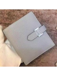 Knockoff Hermes Bi-Fold Wallet Togo Leather H512 Light Blue Tl2067fY84