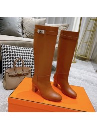 Knockoff Hermes Boots Shoes H28239 Brown Tl3155Bt18